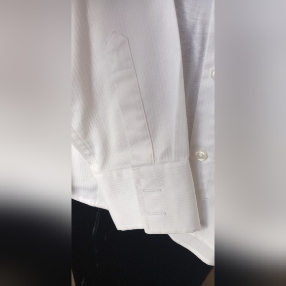 Kids White Button Down Shirt Sz8 - Picture 5 of 6